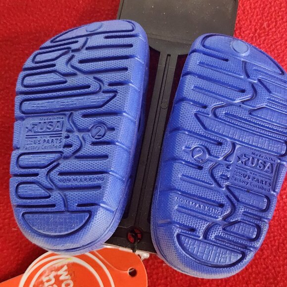 Wonder Nation Royal Blue Made in the USA Clog w/Non Marking Sole Infant Size 2 - Picture 15 of 16